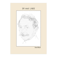 Dr Max Linde – Edvard Munch (ascii Art) (Print Only)