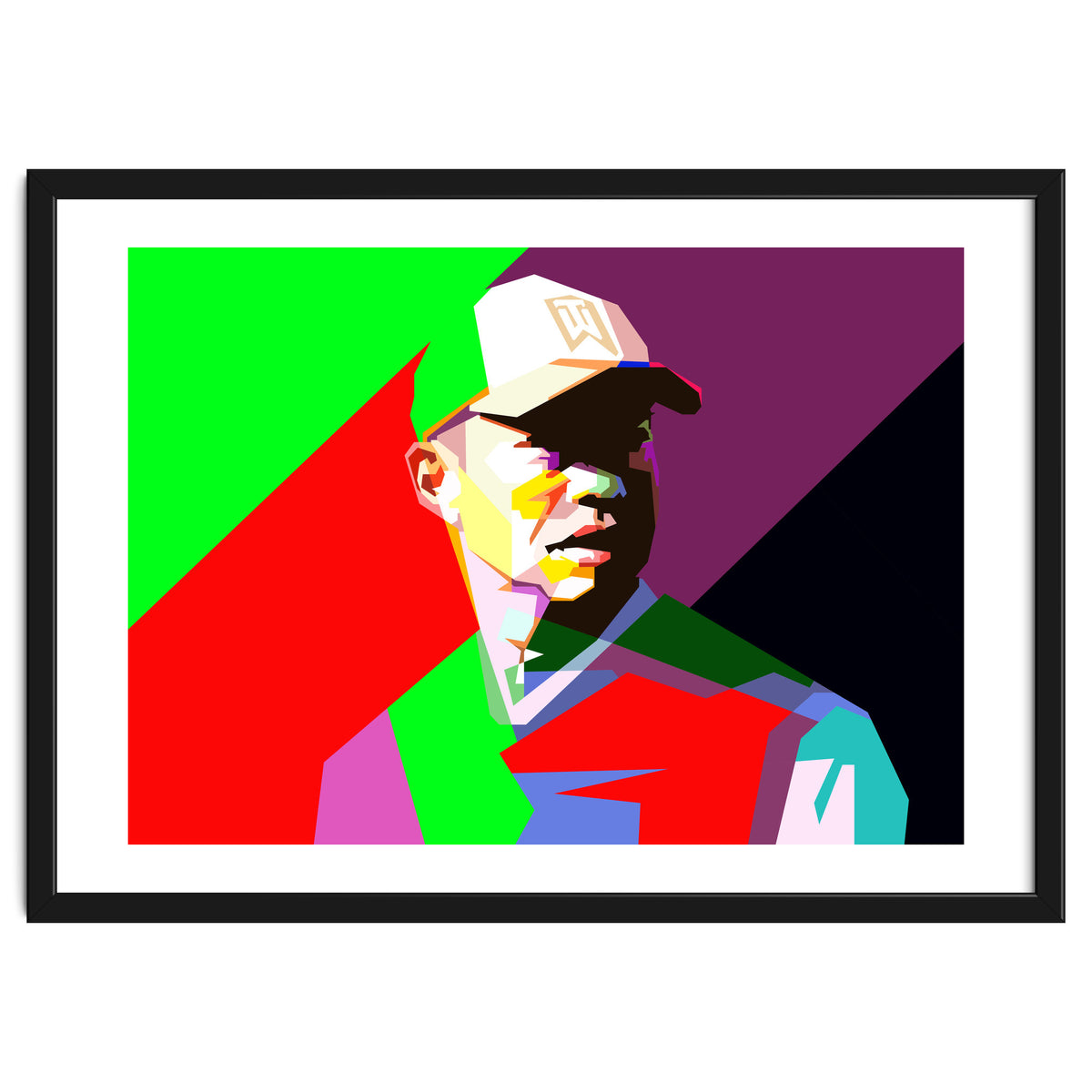 Tiger Woods Golf Legendary Pop Art WPAP