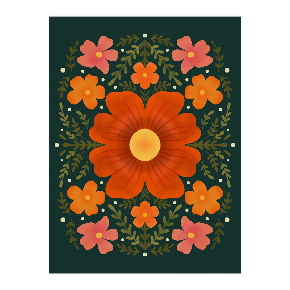 Red Flower (Print Only)