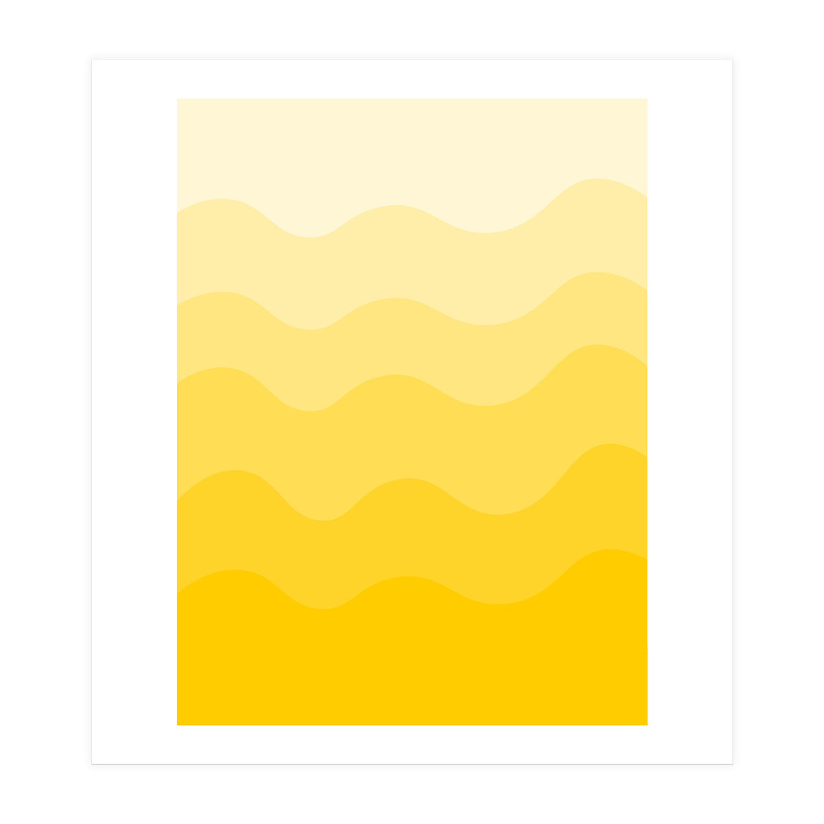 Yellow gradient design (Print Only)