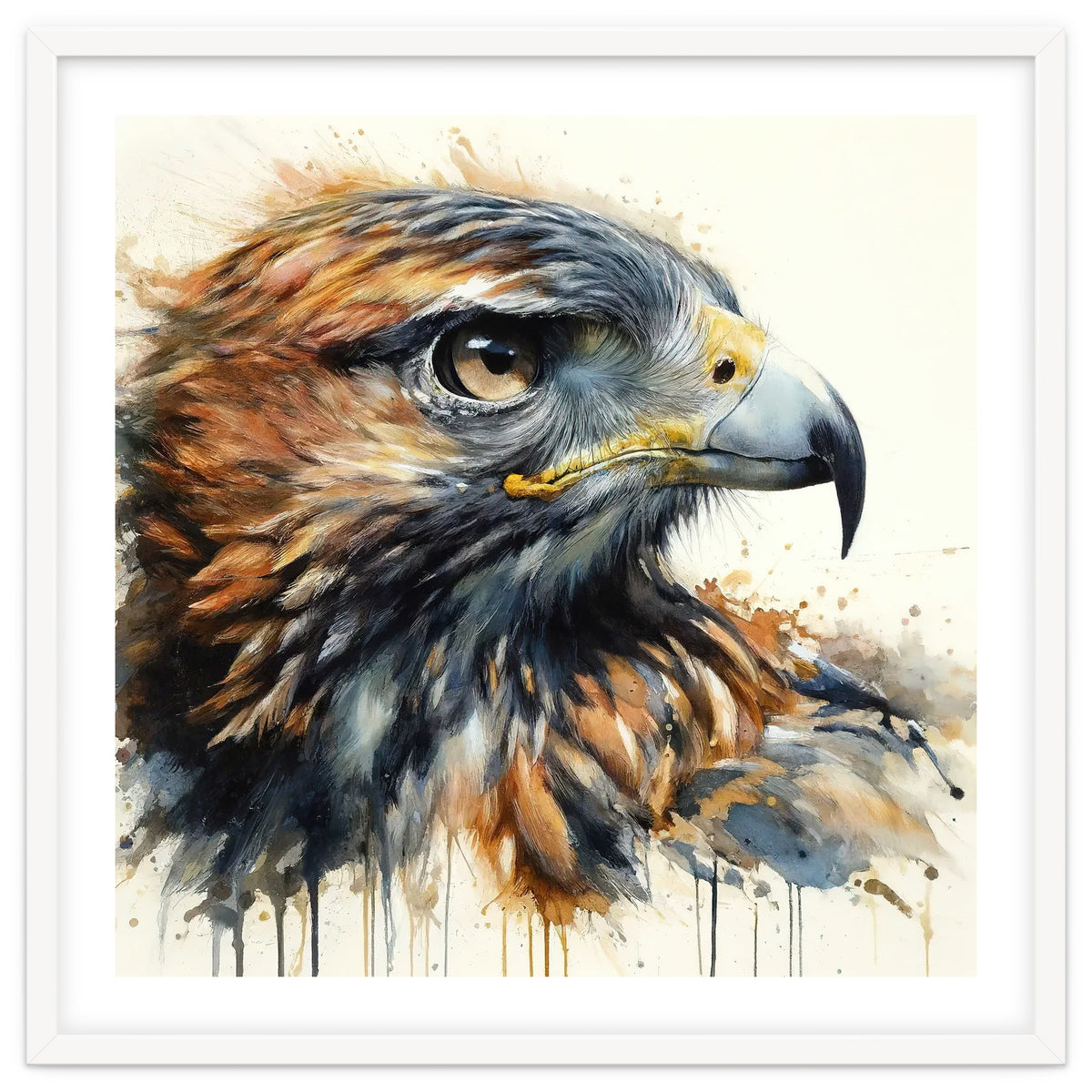 Eagle Gaze Across The Horizon