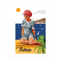 Istria, Swimmer on the Beach (Print Only)