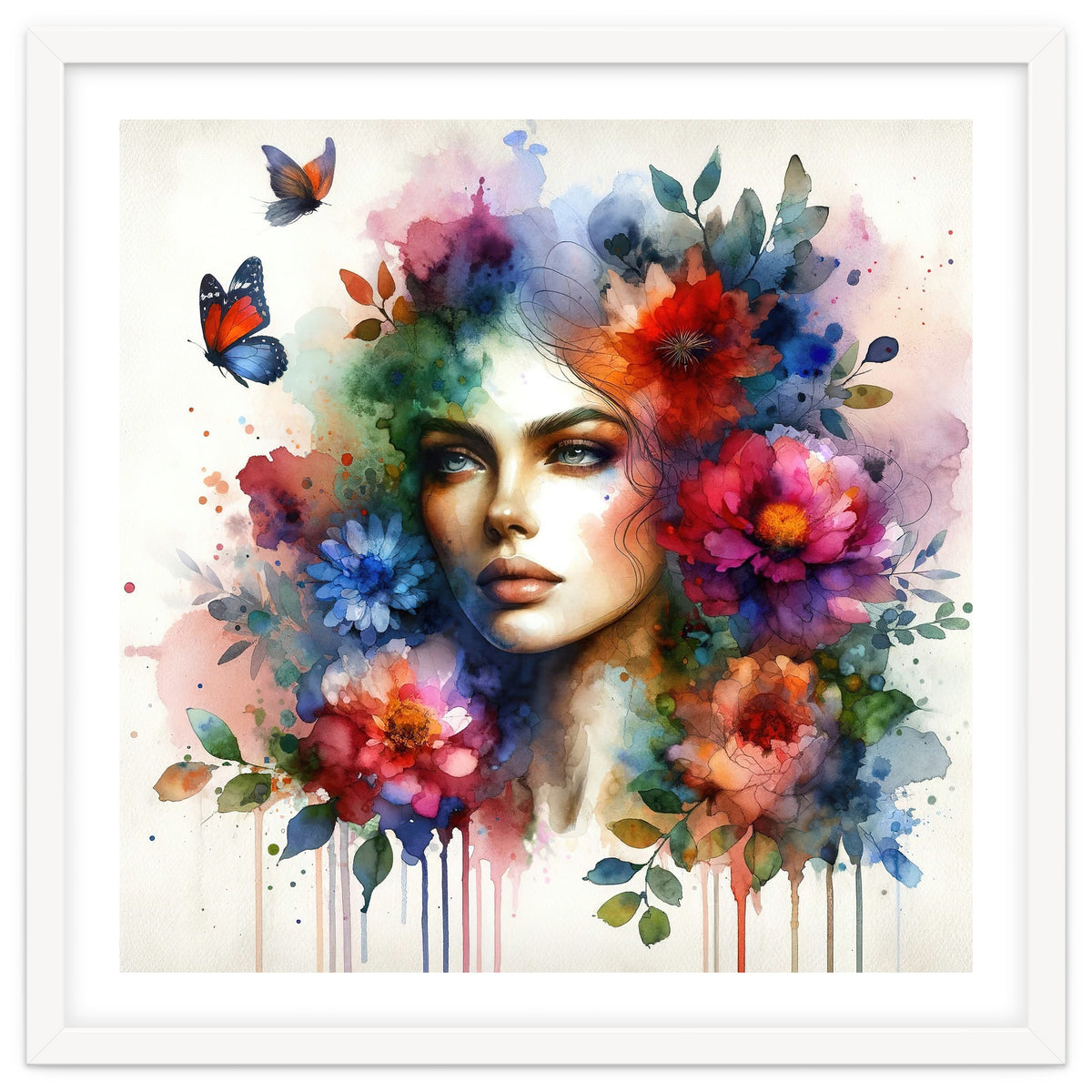 Ethereal Floral Portrait