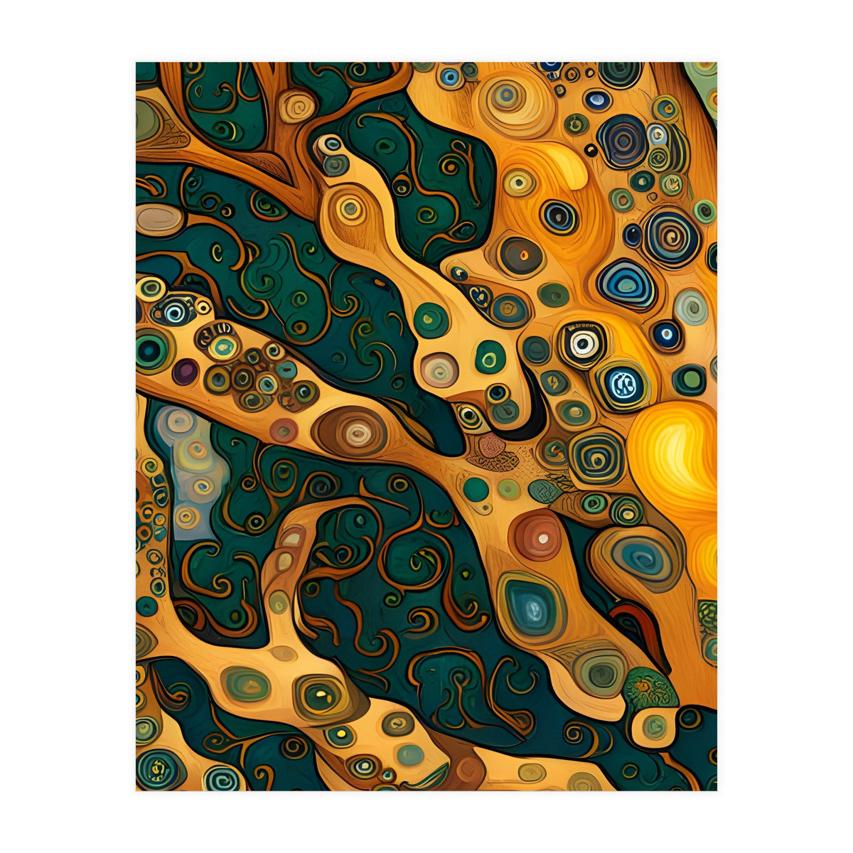 Artificial Masterworks - Klimt van Gogh (Print Only)