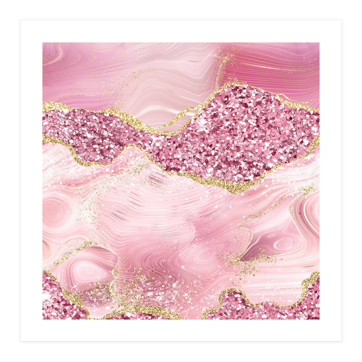 Agate Glitter Dazzle Texture 07  (Print Only)