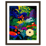 A Beautifully Dark Mind, Botanical Nature Jungle Garden, Eclectic Bohemian Vintage Plants Illustration thumbnail