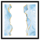 Blue & Gold Glitter Agate Texture 08 thumbnail