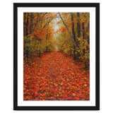 Lush Autumn Forest Path Covered thumbnail