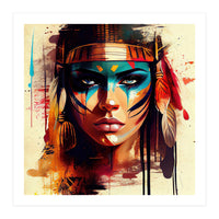 Powerful Egyptian Warrior Woman #3 (Print Only)
