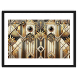 Art Deco Gold Geometric Pattern thumbnail