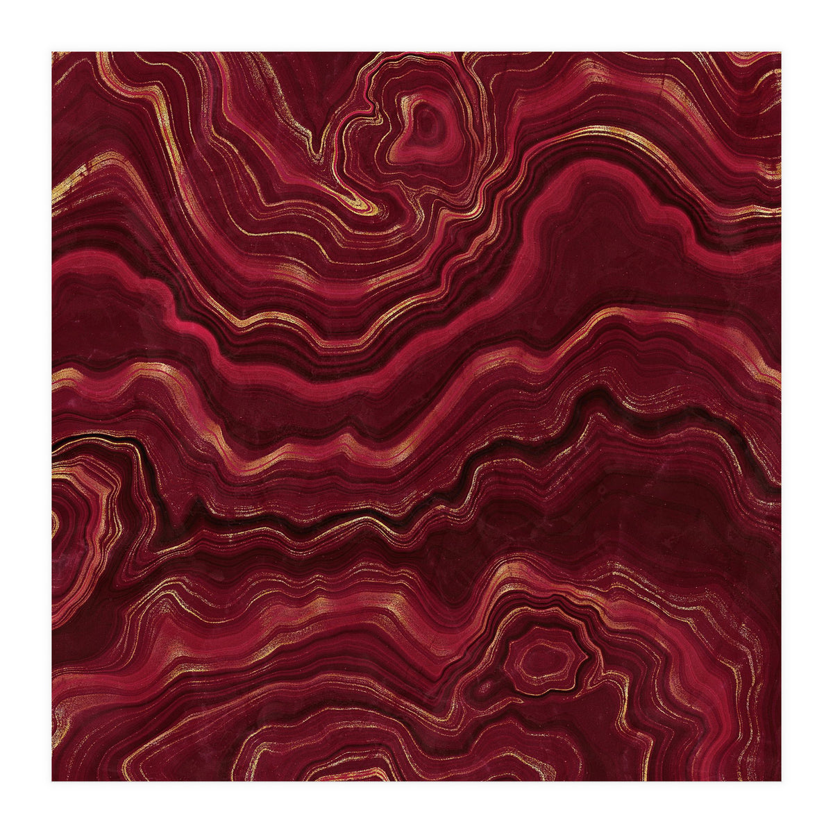 Red Agate Texture 08  (Print Only)