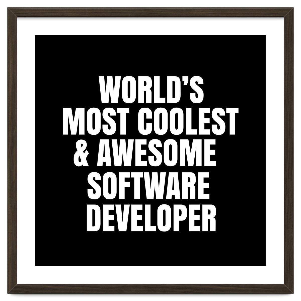 World's most coolest and awesome software developer