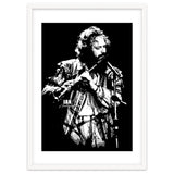 Ian Anderson Rock Music Legend in Grayscale 2 thumbnail