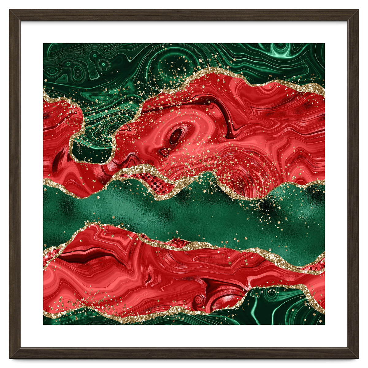 Christmas Glitter Agate Texture 01