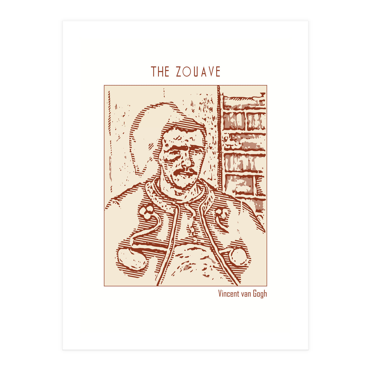 The Zouave – Vincent Van Gogh (Print Only)