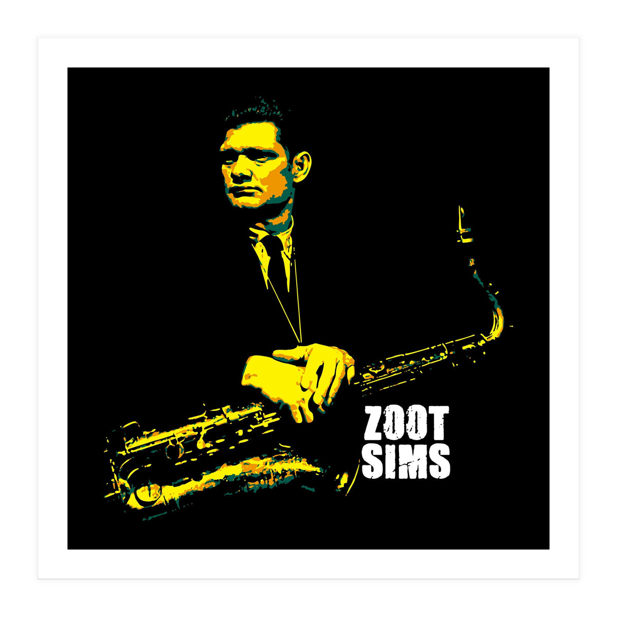 Zoot Sims American Jazz Saxophonist (Print Only)