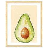 Avocado Half, Fresh Food Kitchen Art thumbnail