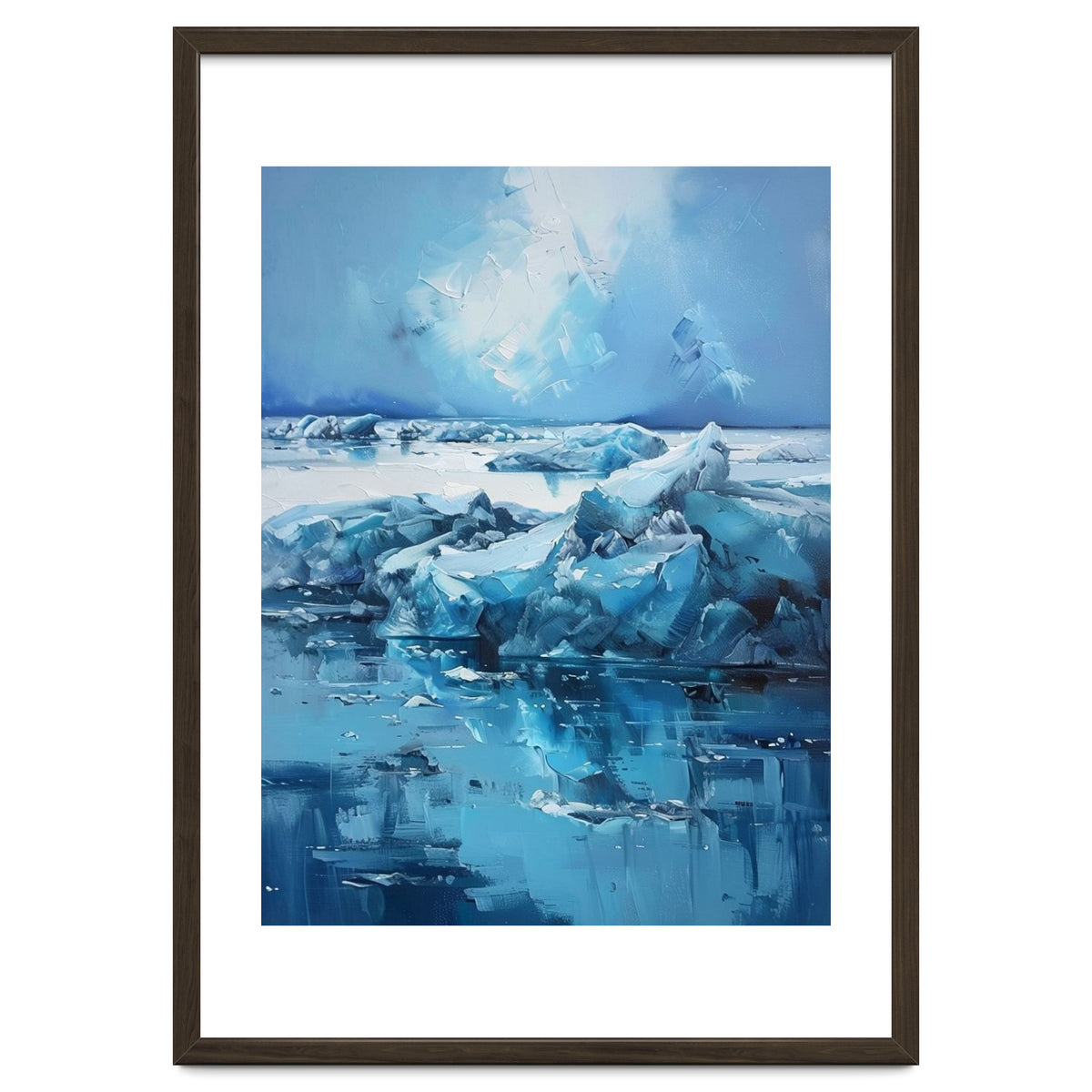 The Silent Fracture of Cerulean Giants