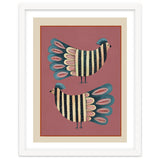 Striped Bird Pair I thumbnail