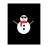 Funny Winter Snowman (Print Only) thumbnail