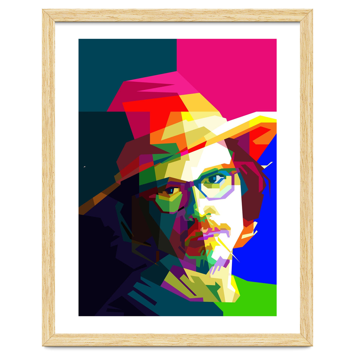 Johny Depp Hollywood Movies Pop Art WPAP