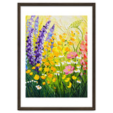 Sun-Drenched Wildflower Meadow Oil Painting thumbnail