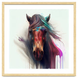 Wild Horse Face Portrait thumbnail