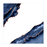 Navy & Rose Gold Agate Texture 27 (Print Only) thumbnail