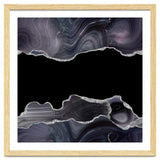 Black & Silver Glitter Agate Texture 03 thumbnail