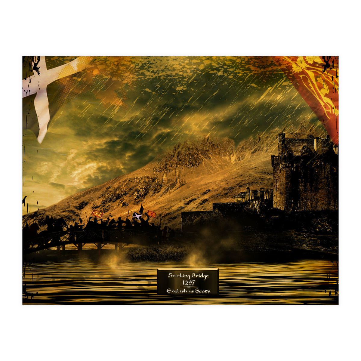 Stirling Bridge Medieval Battle 1297 (Print Only)