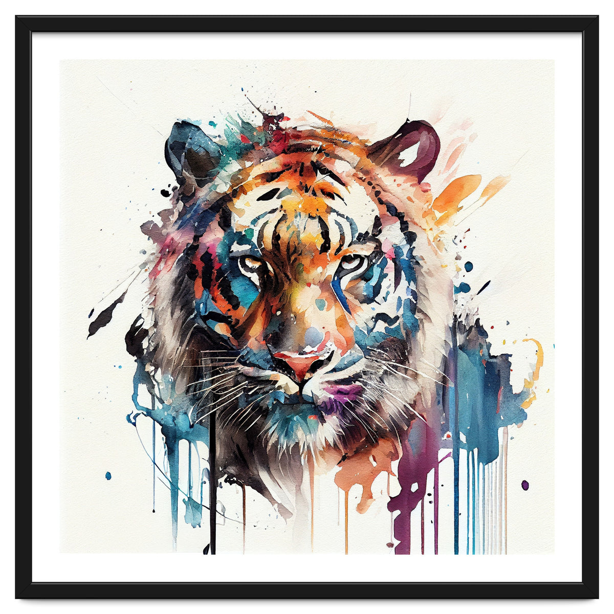 Watercolor Tiger