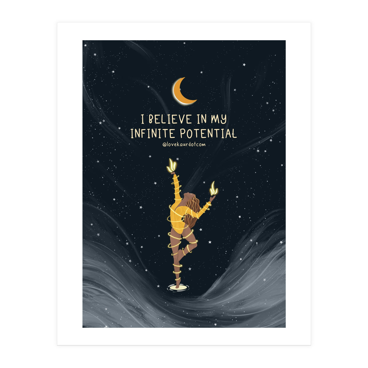 I Believe In My Infinite Potential (Print Only)