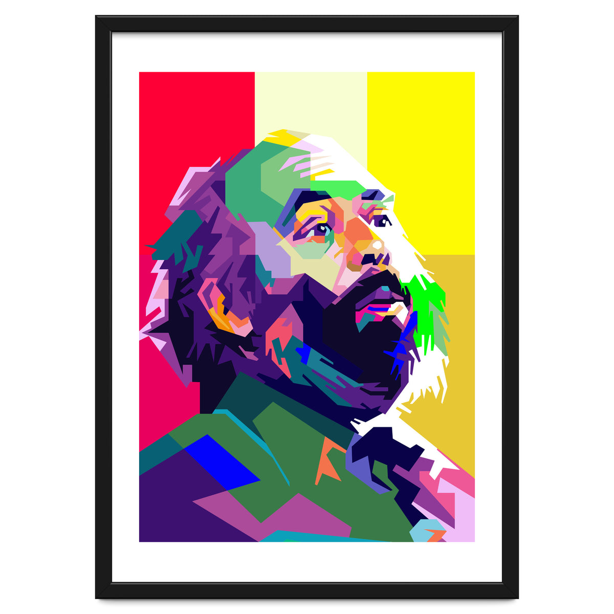 Luciano Pavarotti Opera Musical Pop Art WPAP