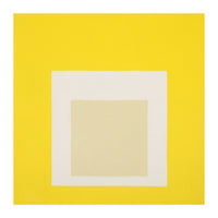 JOSEF ALBERS - HOMAGE TO THE SQUARE YELLOW WHITE (Print Only)