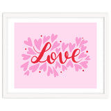 Love hearts - pink and red thumbnail