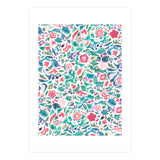Primitive Flowers Green Coral (Print Only) thumbnail