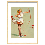Pinup Sexy Girl Playing A Cupid thumbnail