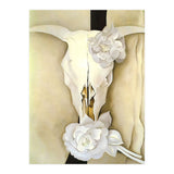 Georgia O’Keeffe – Cow’s Skull with Calico Roses (1931) | Iconic Southwestern Still Life with Desert Symbolism (Print Only) thumbnail