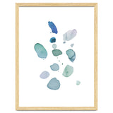 Watercolor Aqua Abstract Spots I thumbnail
