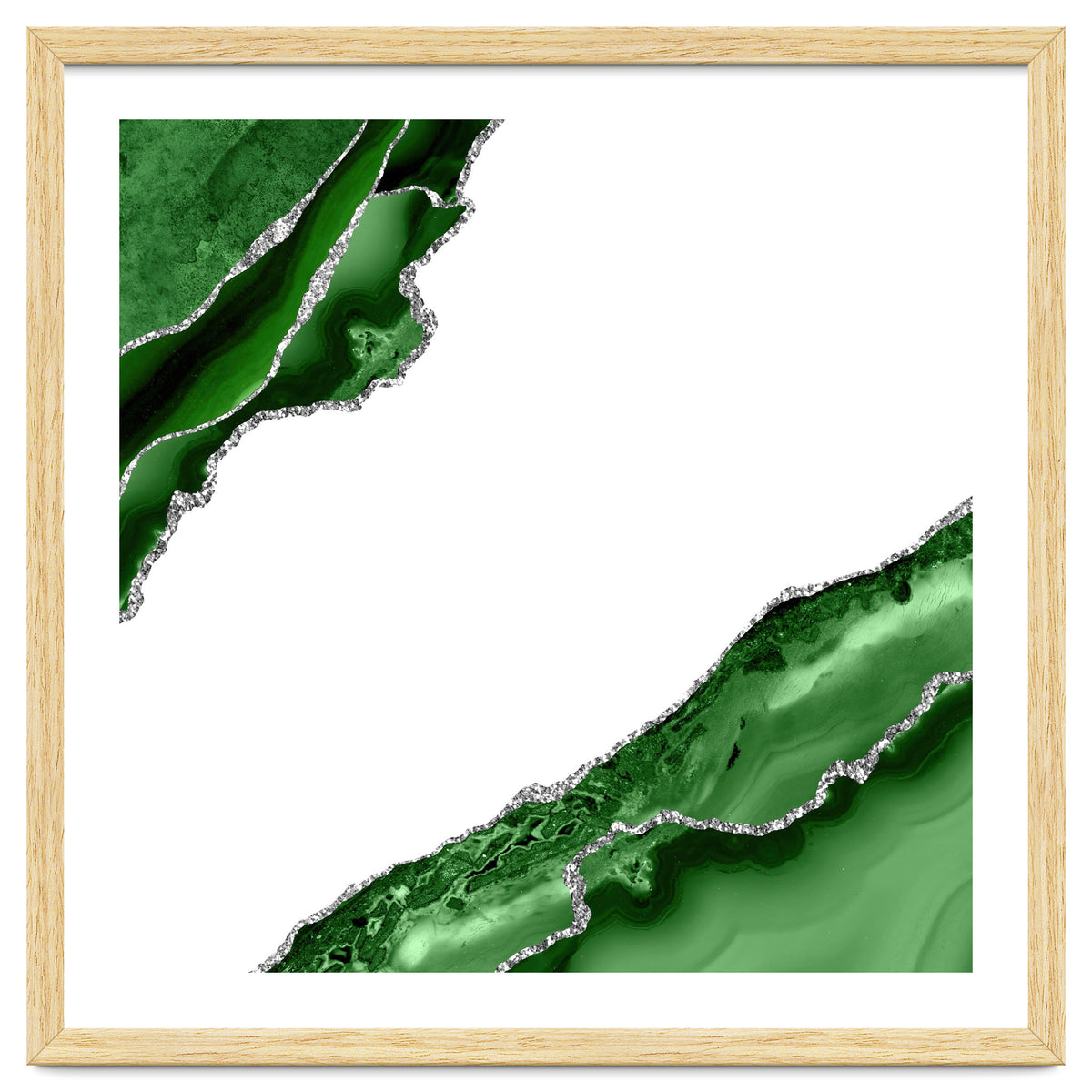Green & Silver Agate Texture 13
