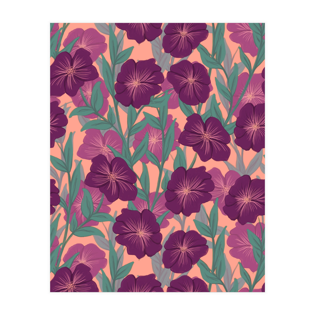 Bold Bloom Purple (Print Only)