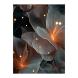 Ethereal Glowing Flora: Abstract Translucent Petals (Print Only) thumbnail