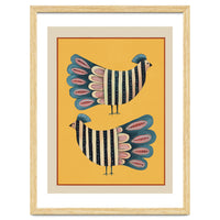 Striped Bird Pair II