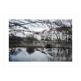 Residential house along the lake (Print Only) thumbnail