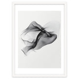 Abstract Black Flowing Fabric Wave thumbnail