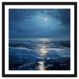 Midnight Blue Moonlit Seascape thumbnail