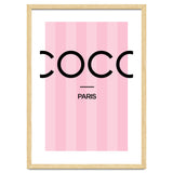Paris Fashion Quote Art, Coco Chanel, Chic Decor thumbnail
