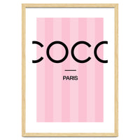 Paris Fashion Quote Art, Coco Chanel, Chic Decor