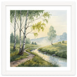 Birch Grove Serenity: A Meadow Wildflower Path thumbnail