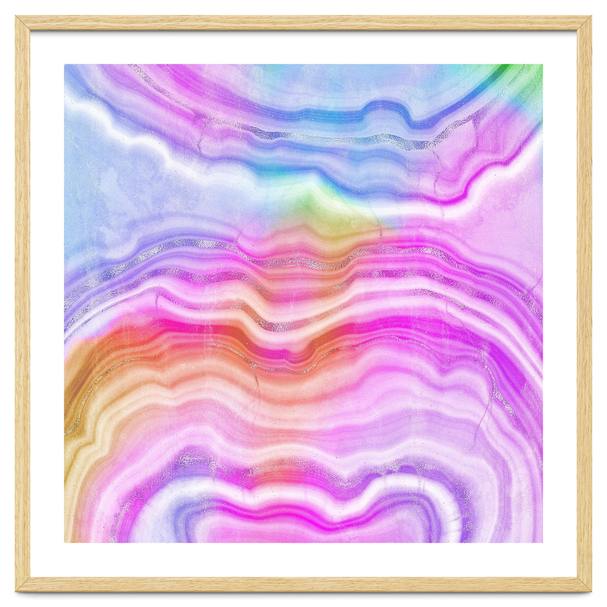 Neon Agate Texture 03